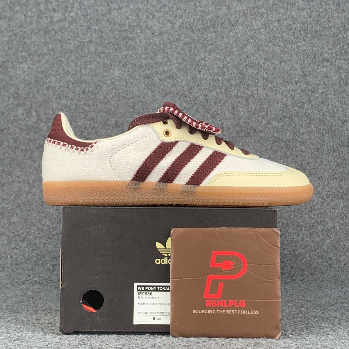 Wales Bonner x Samba Pony 'Cream White'