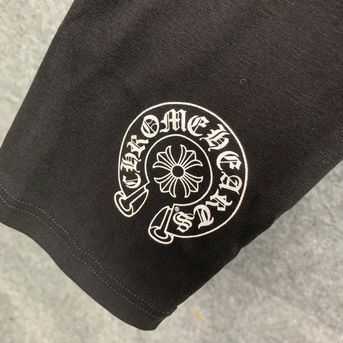 Chrome Hearts Black Horseshoe Logo Stretch Leggings ‘Black’