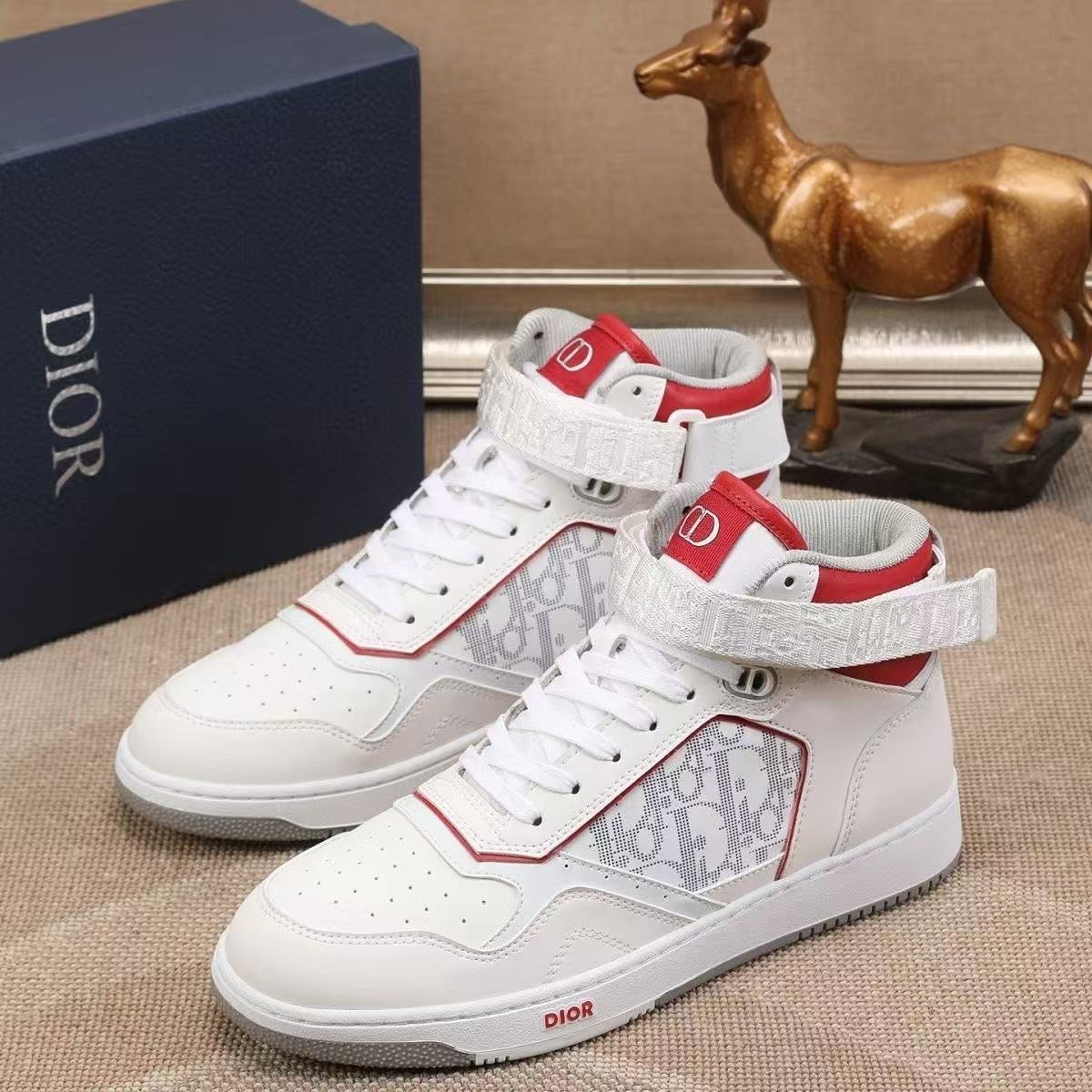 Dior B27 High 'Dior Oblique Galaxy White Red'
