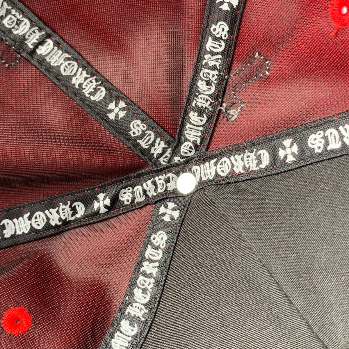 Chrome Hearts Cross Patch Snapback ‘Red’