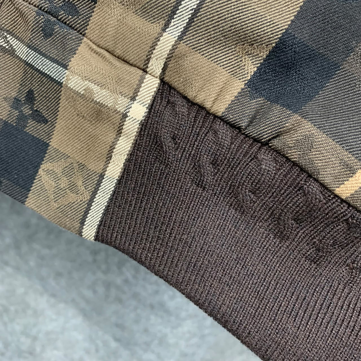 LV Louis Vuitton Tailored Hooded Blouson ‘Brown Beige’