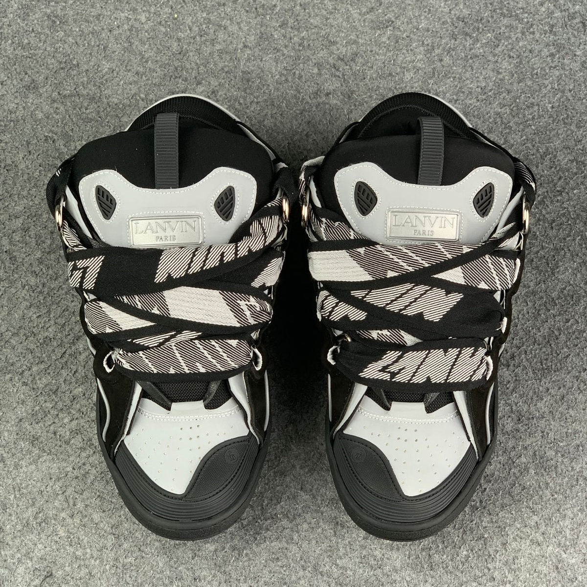 Lanvin Curb Sneakers 'Black Grey'