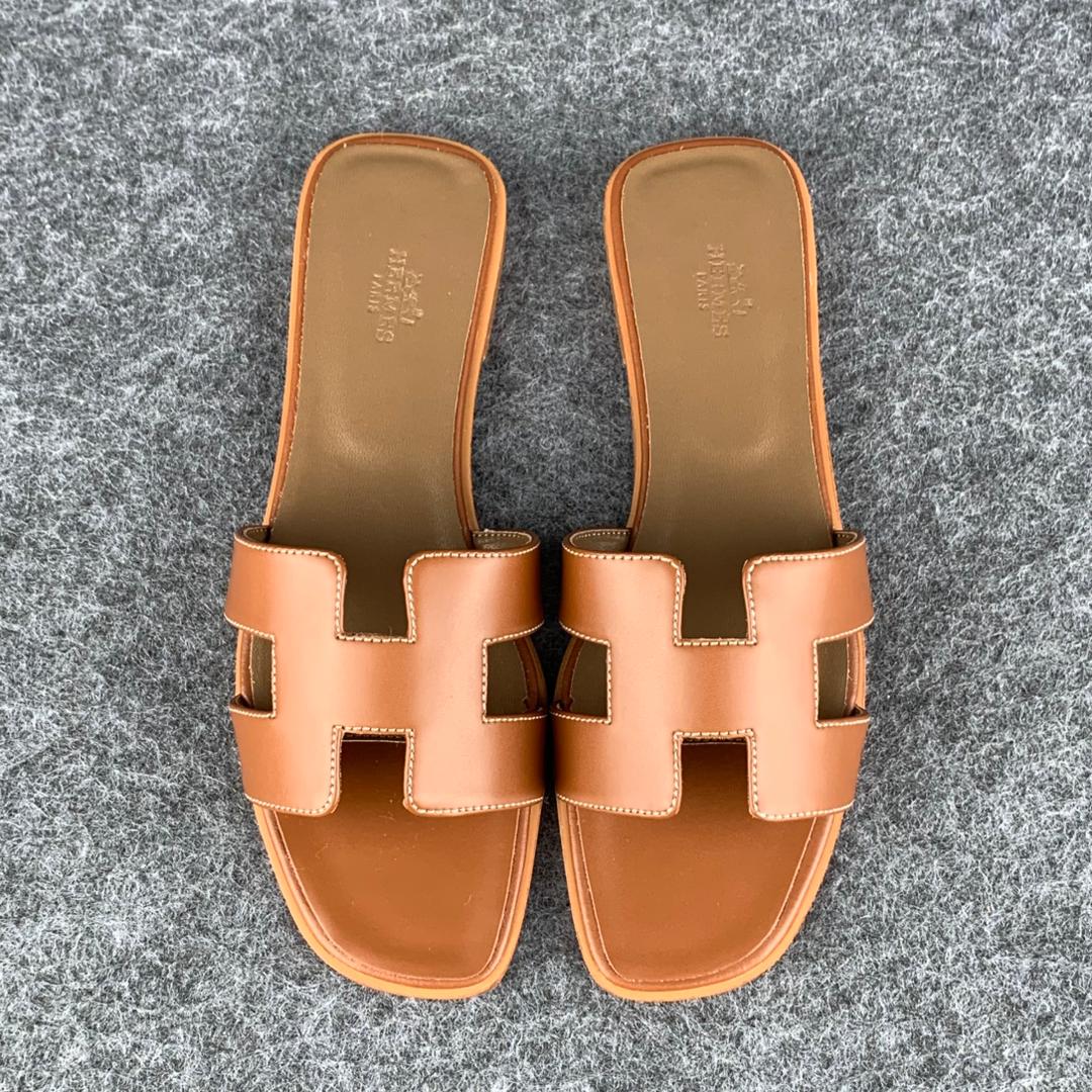 Oran Sandal ‘Gold’ Box Calfskin
