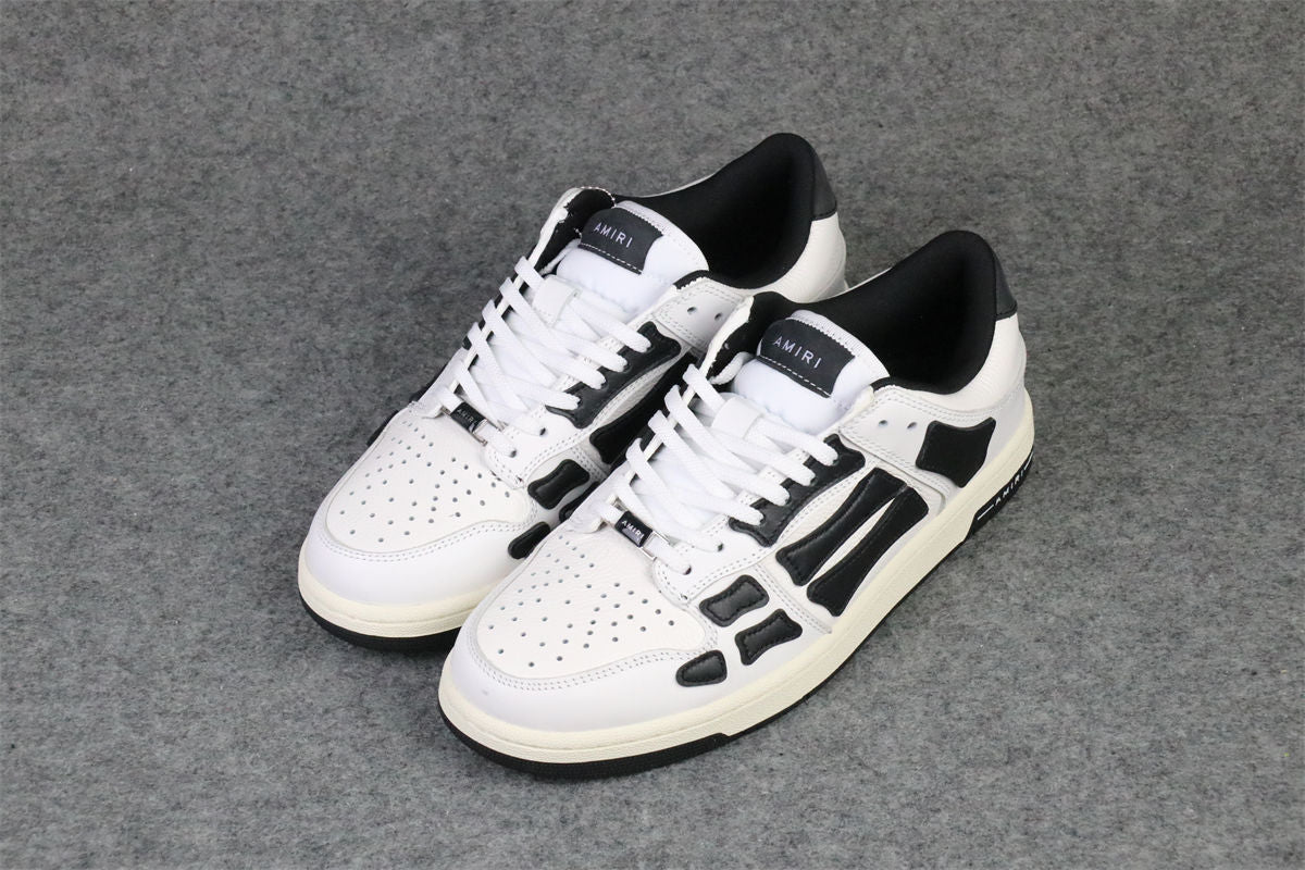 Amiri Skel Top Low 'White Black'