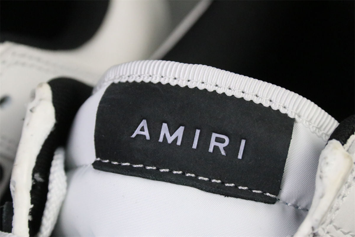 Amiri Skel Top Low 'White Black'