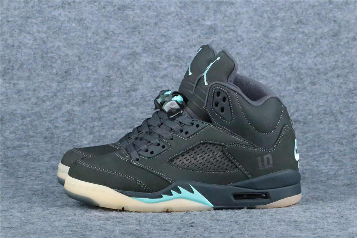Solefly x Air Jordan 5 Retro 'Black Aurora Green'