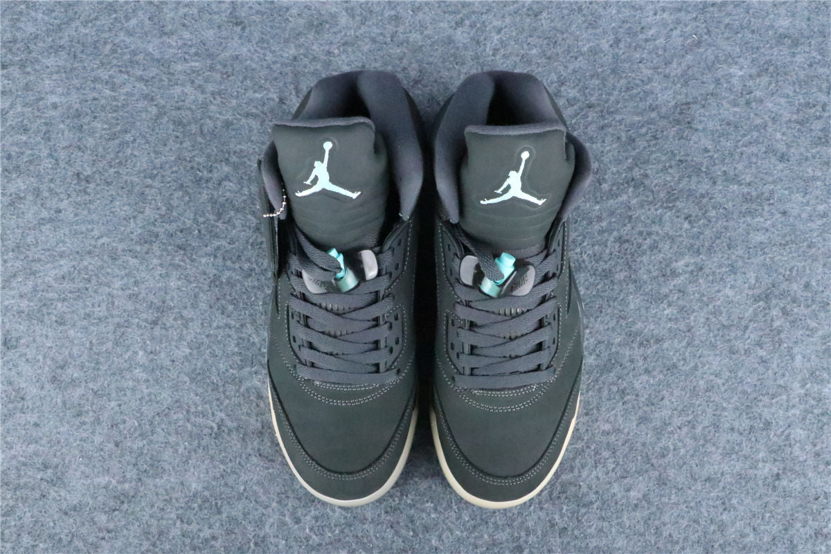 Solefly x Air Jordan 5 Retro 'Black Aurora Green'