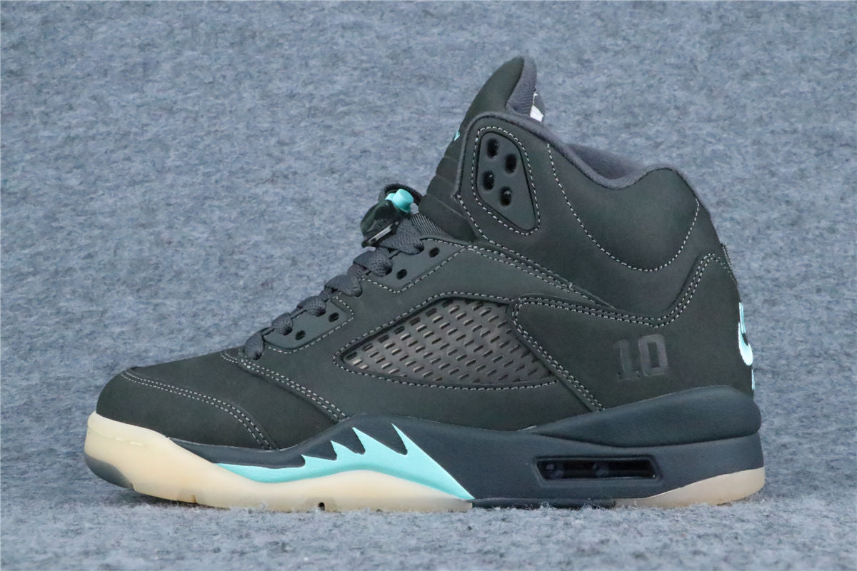 Solefly x Air Jordan 5 Retro 'Black Aurora Green'