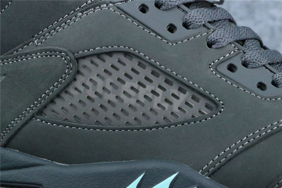 Solefly x Air Jordan 5 Retro 'Black Aurora Green'