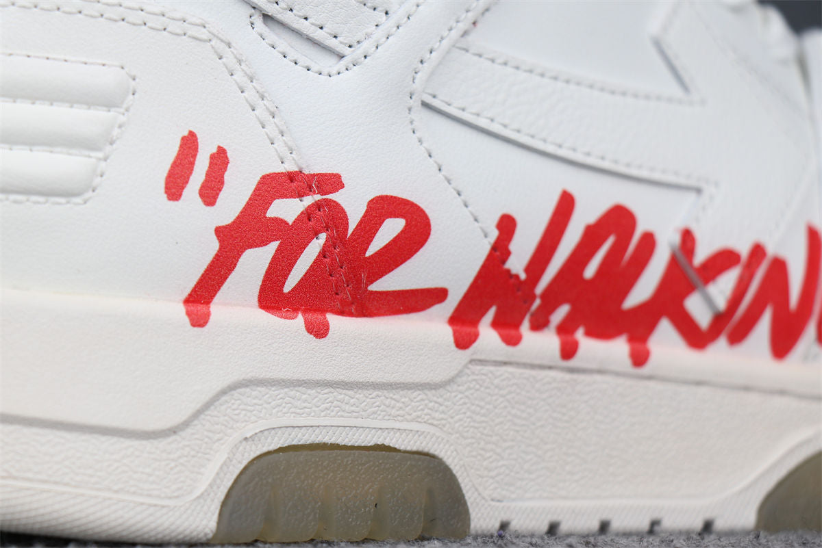 Off-White Out of Office 'For Walking - White Red'