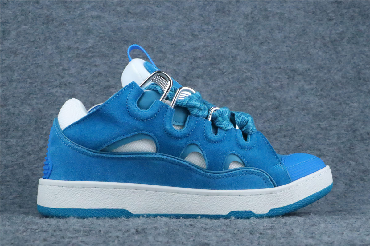 (Value Version) Lanvin Curb Patch Sneakers 'Bright Blue'