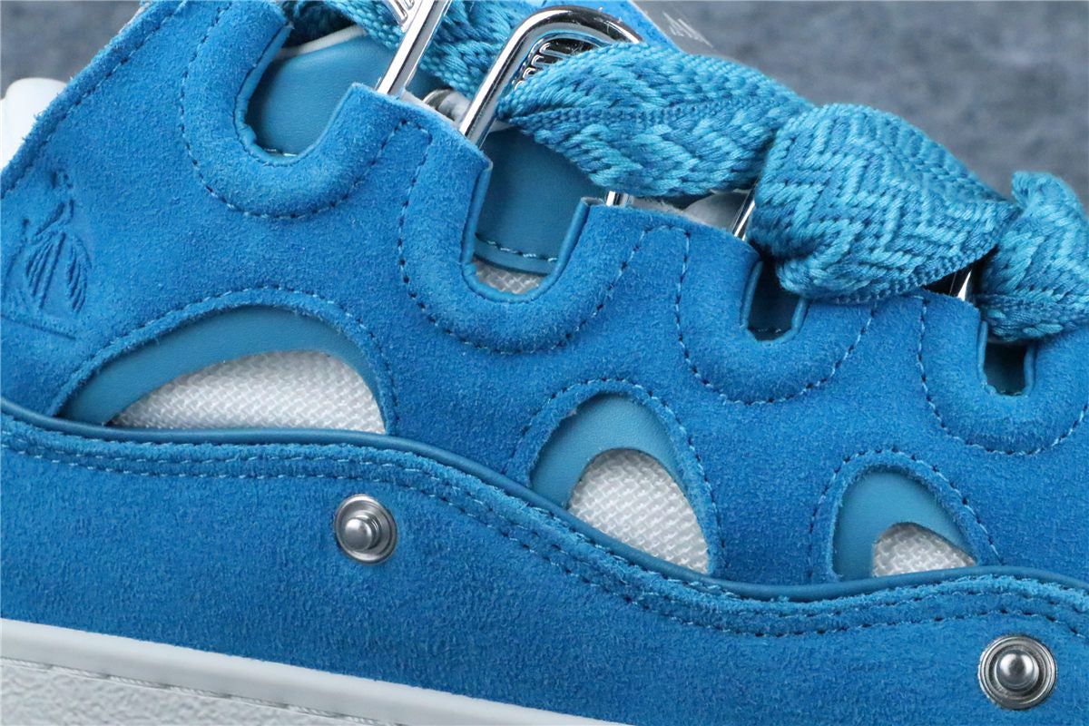 (Value Version) Lanvin Curb Patch Sneakers 'Bright Blue'