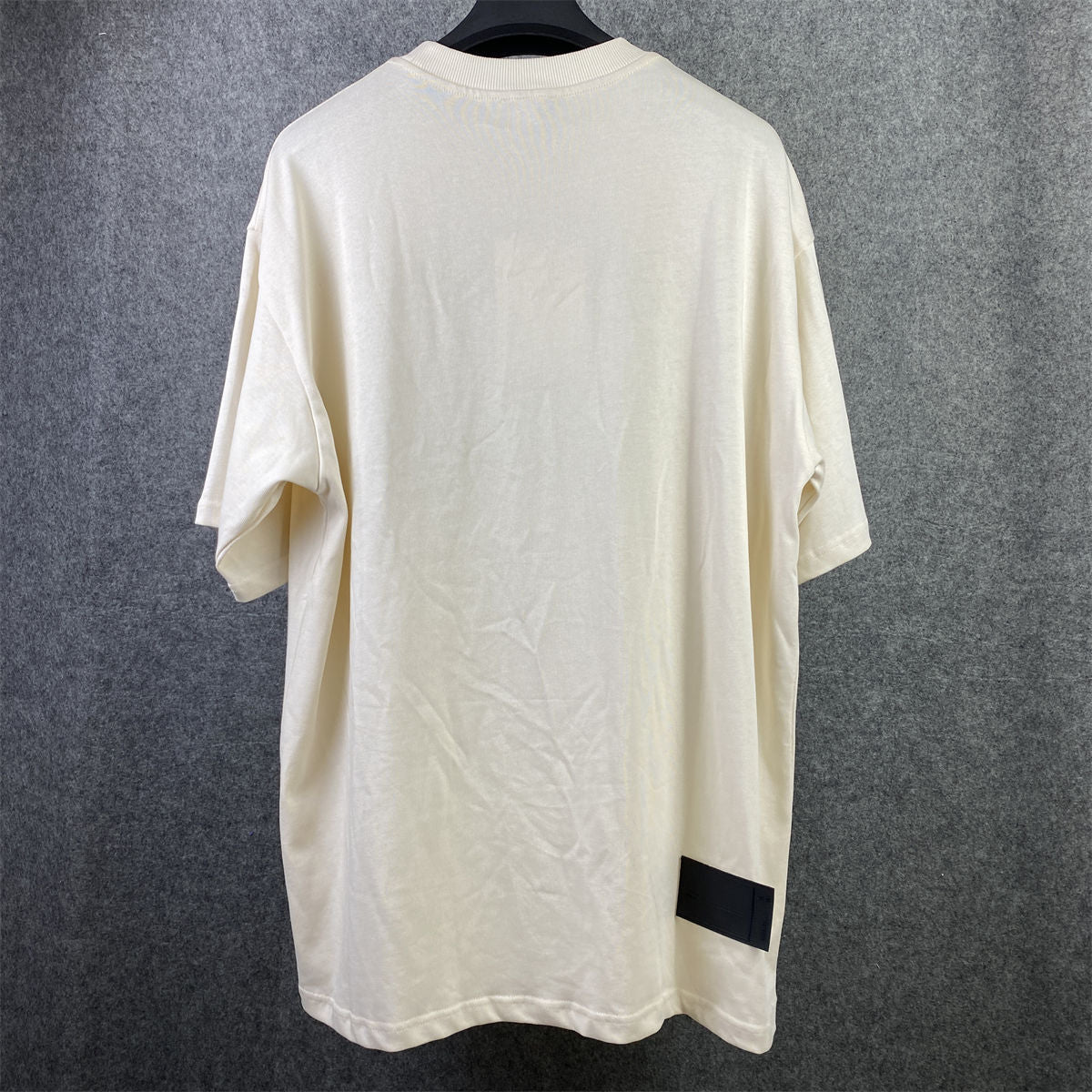 We11done Washed Logo T-Shirt 'Ivory'