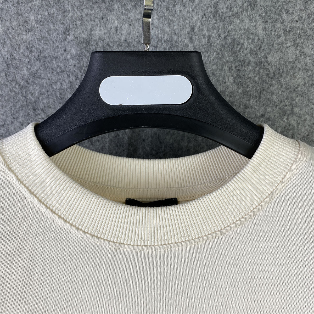 We11done Washed Logo T-Shirt 'Ivory'
