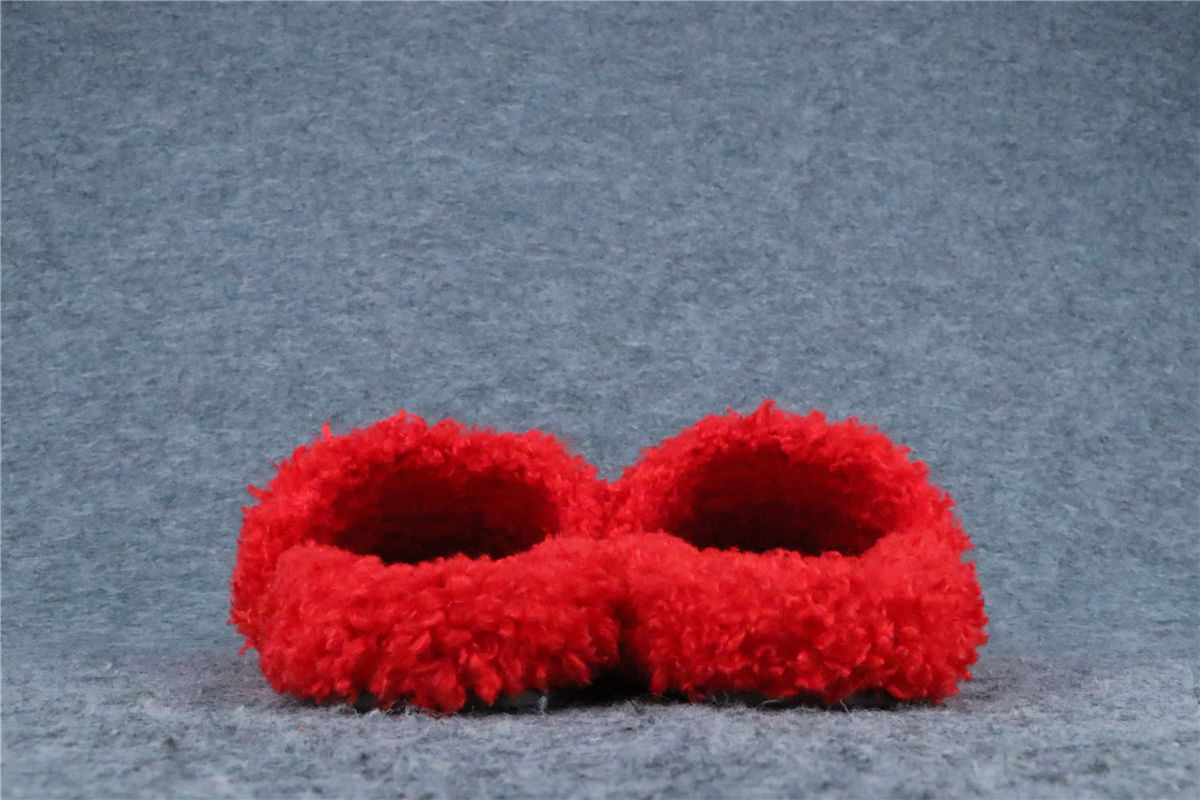 Balenciaga Wmns Furry Slides 'Red'