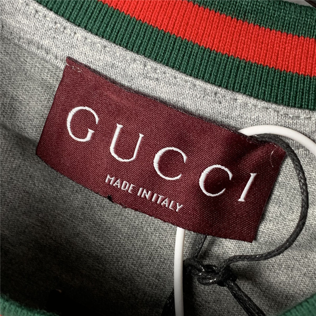 Gucci Cotton T-Shirt 'Grey Melange'