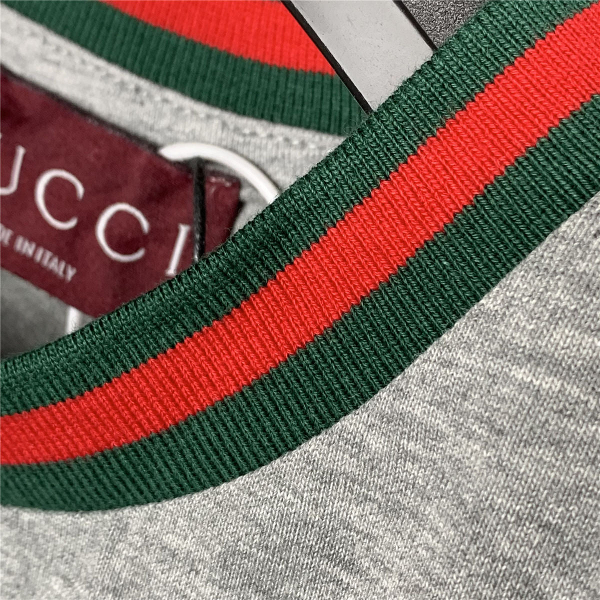 Gucci Cotton T-Shirt 'Grey Melange'