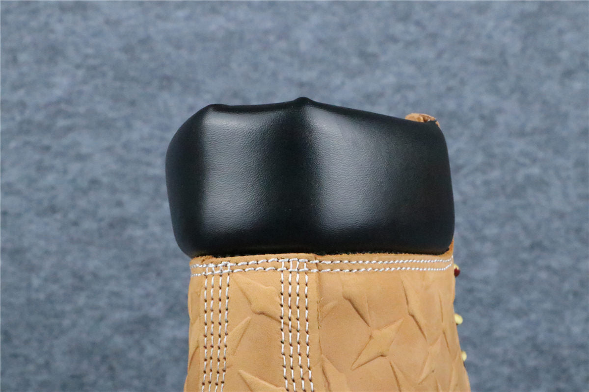 Supreme x Timberland 6 Inch Premium Waterproof Boot 'Embossed Diamond Plate - Wheat'