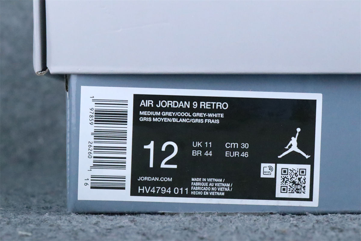 Air Jordan 9 Retro 'Cool Grey' 2025