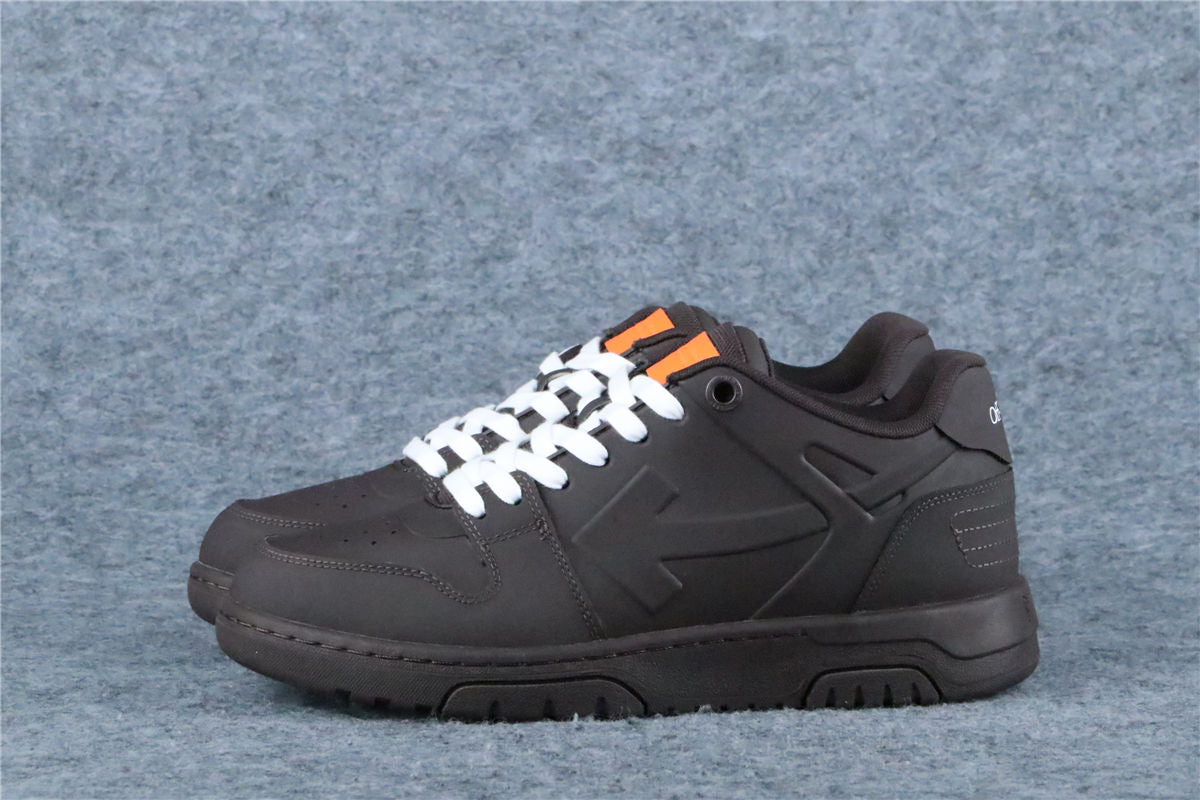 Off-White Out Of Office Molded Sneakers 'Black Orange'