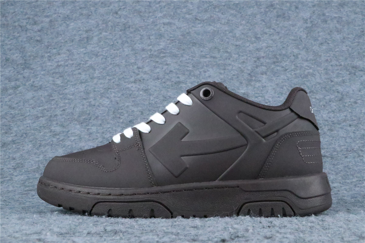Off-White Out Of Office Molded Sneakers 'Black Orange'