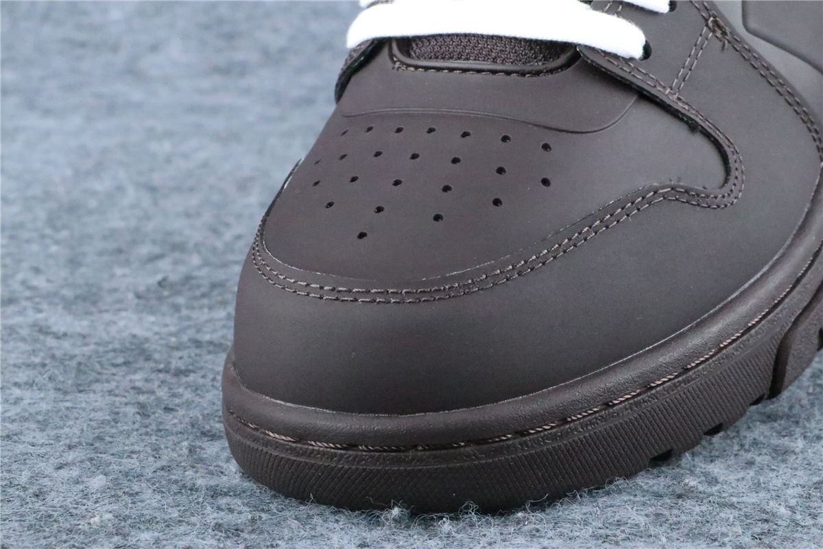 Off-White Out Of Office Molded Sneakers 'Black Orange'