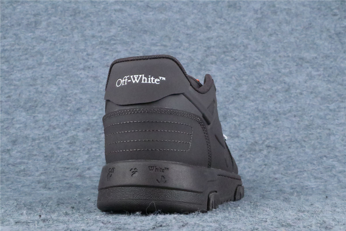 Off-White Out Of Office Molded Sneakers 'Black Orange'