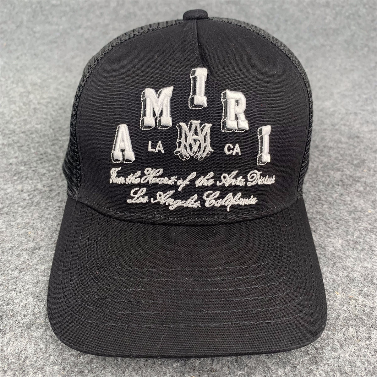 Amiri Varsity Trucker Hat 'Black'