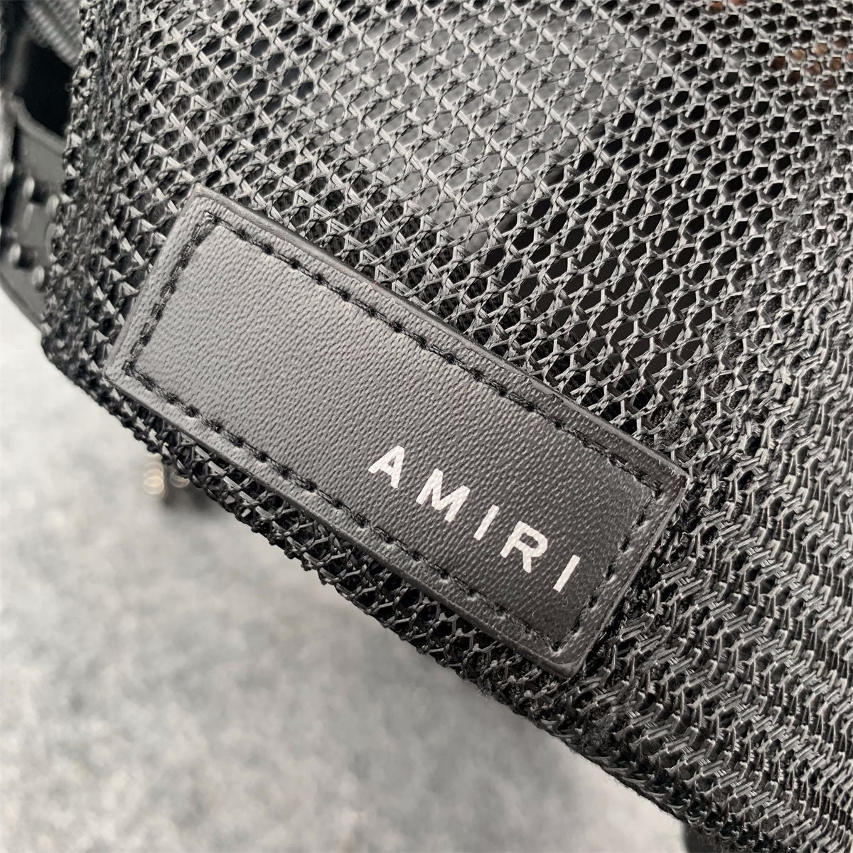 Amiri Varsity Trucker Hat 'Black'