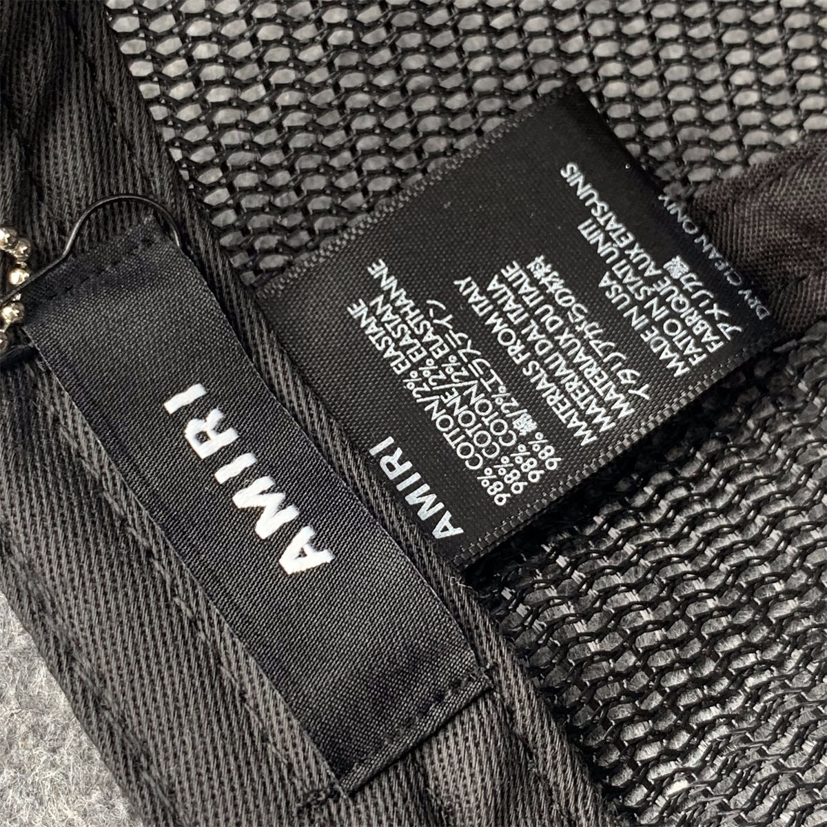Amiri Varsity Trucker Hat 'Black'