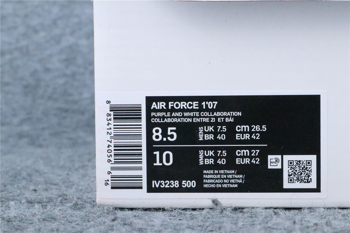 Victor Victor x Nike Air Force 1 Low ’01 'Court Purple'