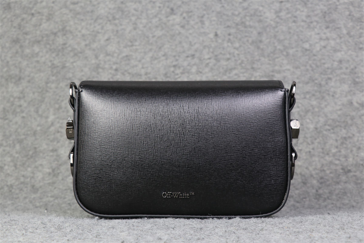 Off-White Diag Flap Crossbody Bag 'Black/White'.