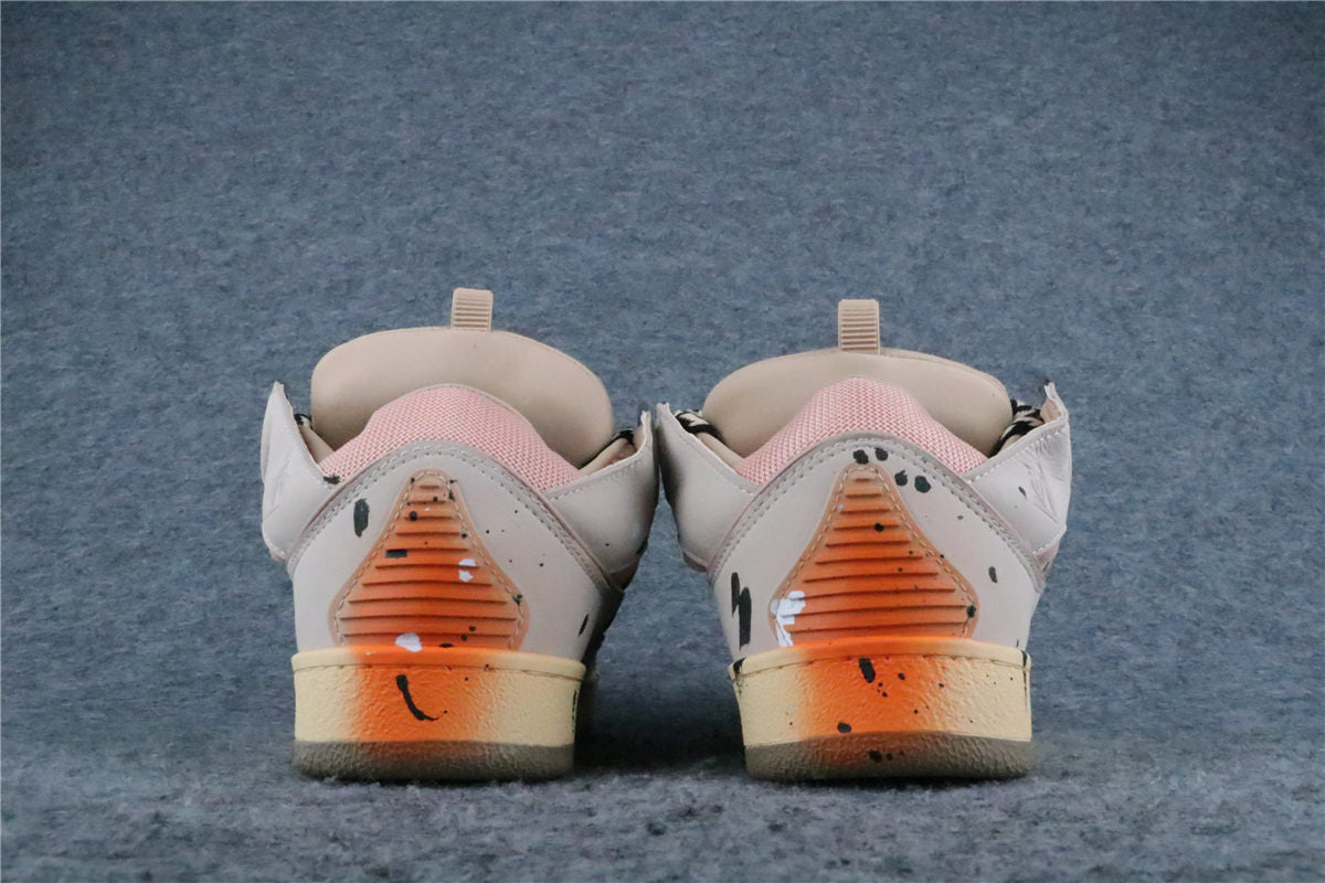 (Value Version) Gallery Dept. x Lanvin Curb Light Sneakers 'Paint Drip - Pale Pink'