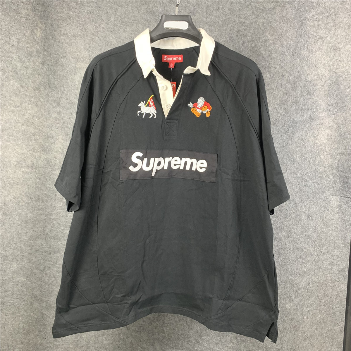 Supreme Short-Sleeve Rugby 'Black'
