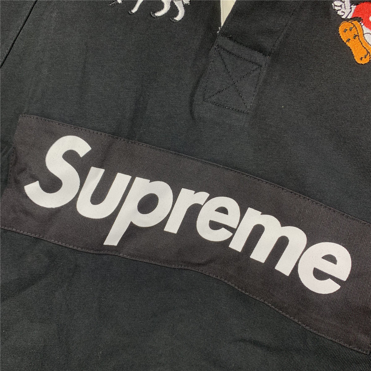 Supreme Short-Sleeve Rugby 'Black'