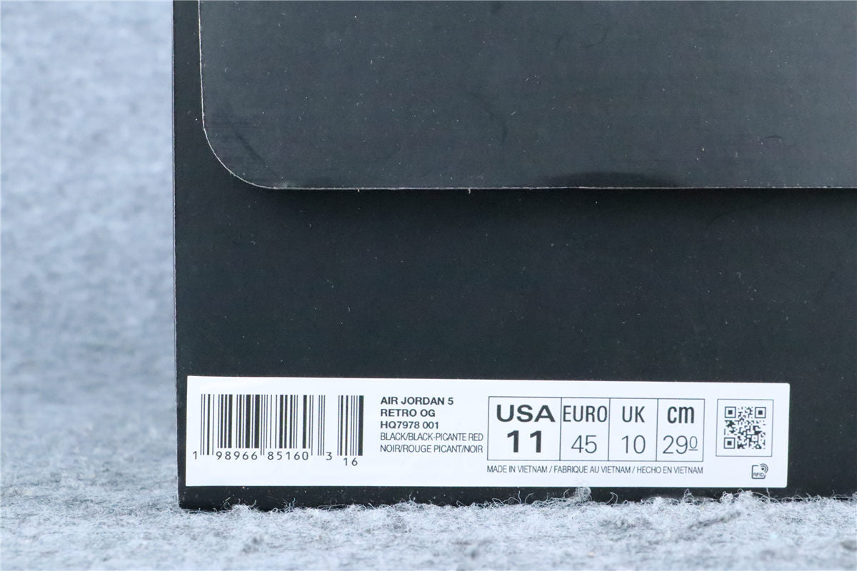 Air Jordan 5 Retro 'Halloween' (US Warehouse, No QC)