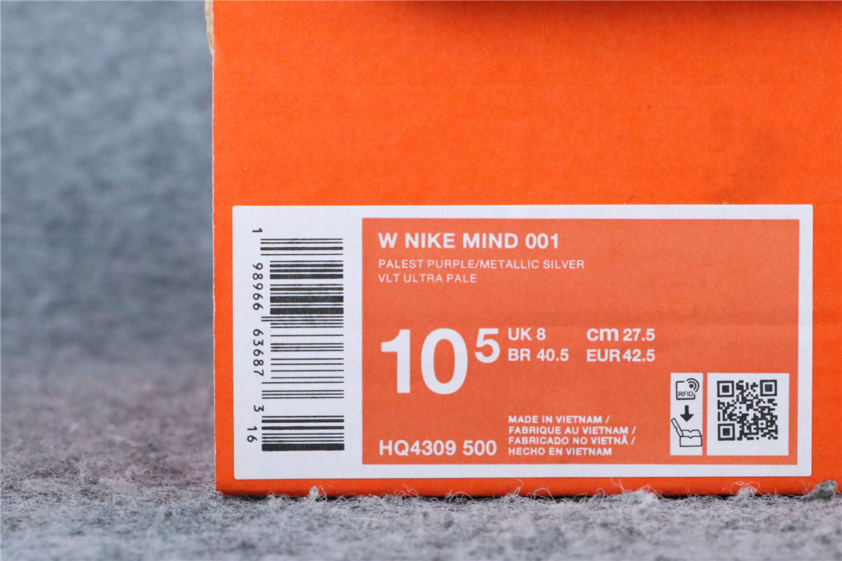 Nike Wmns Mind 001 'Palest Purple' (We recommend sizing up)