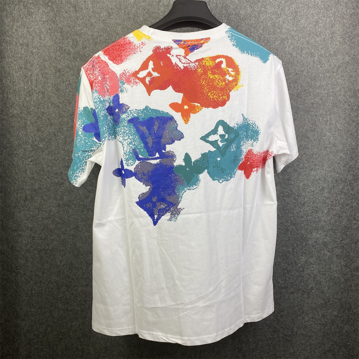 LV Watercolor Monogram T-Shirt 'White Multicolor'