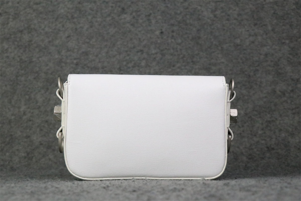 Off-White Diag Flap Crossbody Bag 'White/Black'