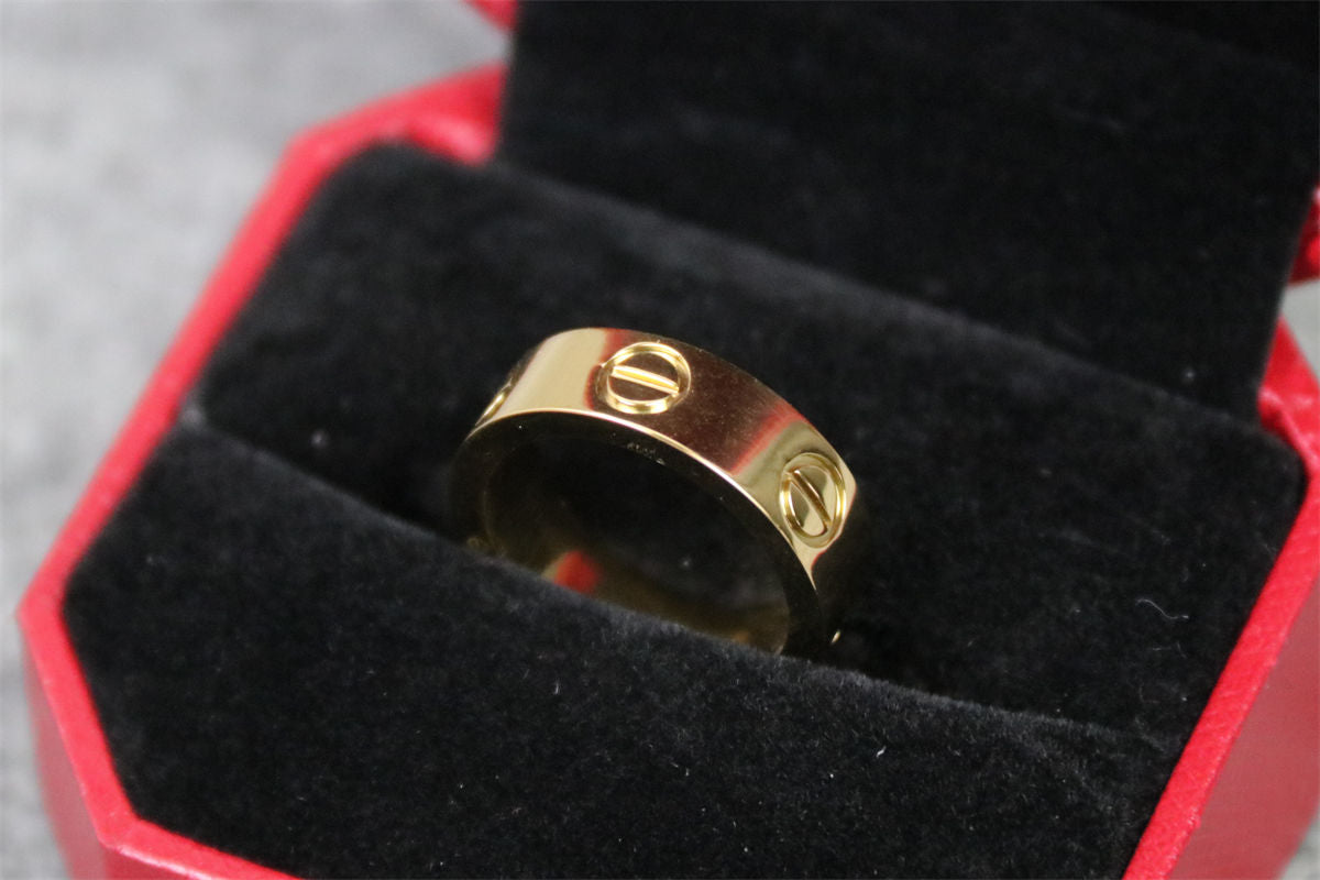 Plain Love Ring 'Yellow Gold'