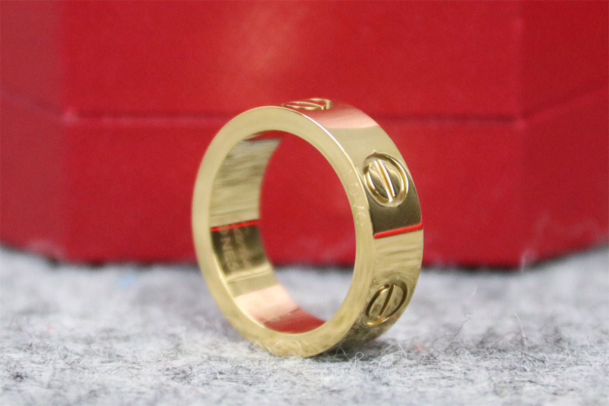 Plain Love Ring 'Yellow Gold'