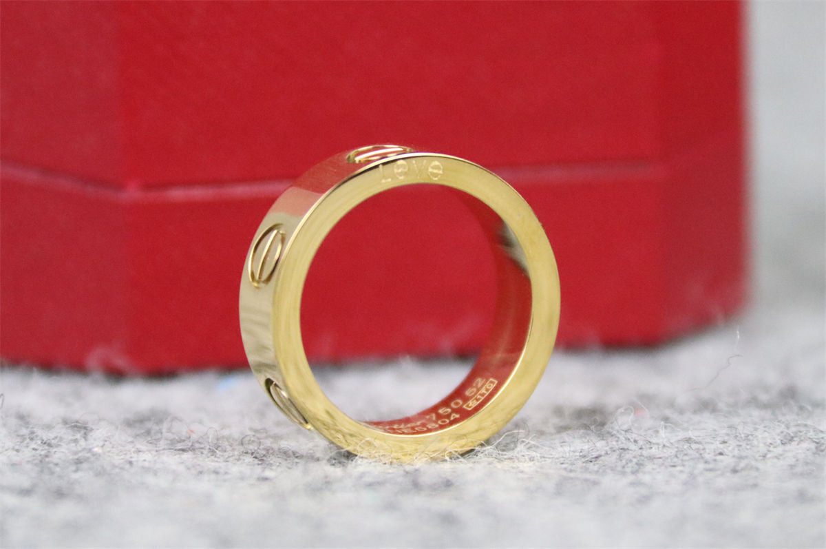 Plain Love Ring 'Yellow Gold'