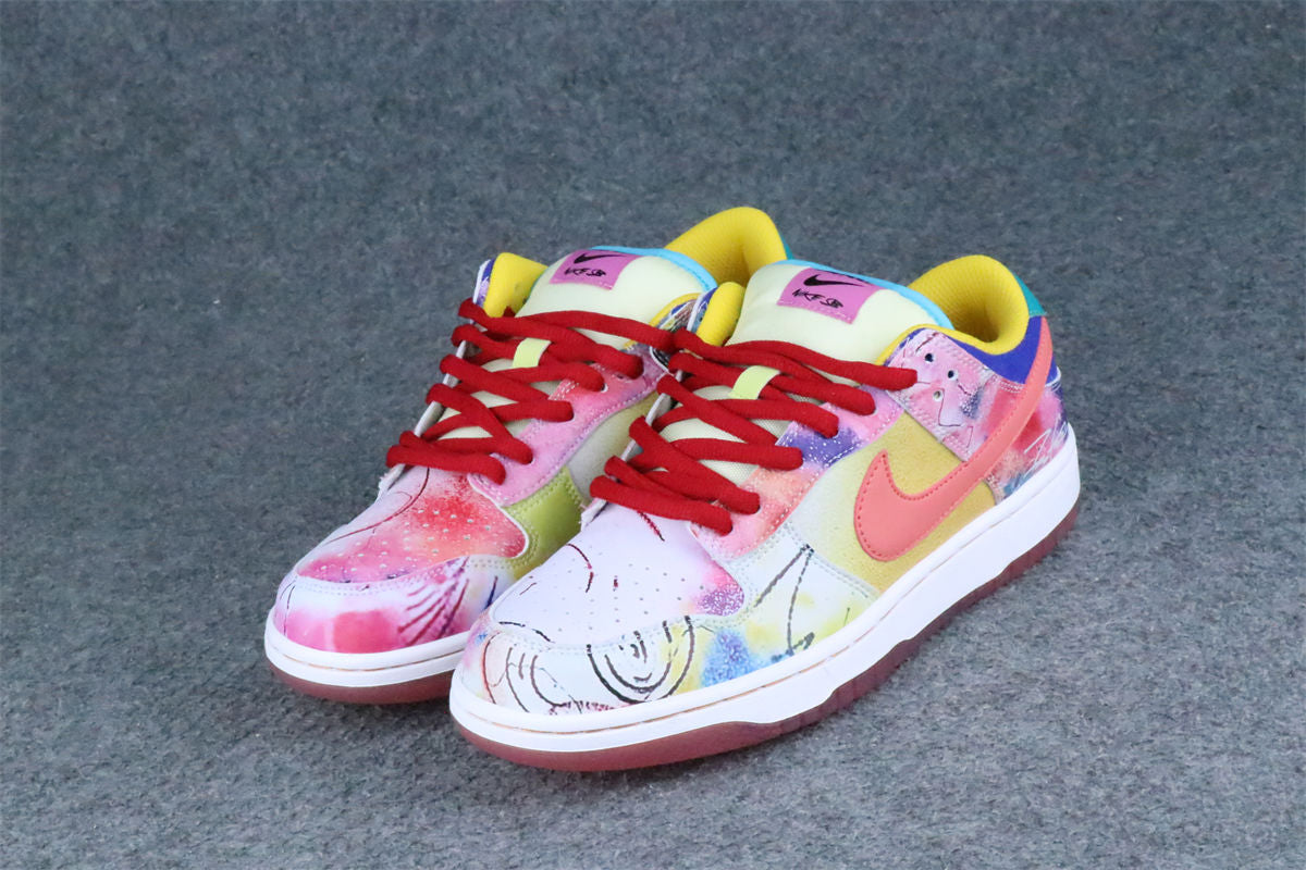 Futura Laboratories x Nike Dunk Low SB 'Sunblush' Friends & Family