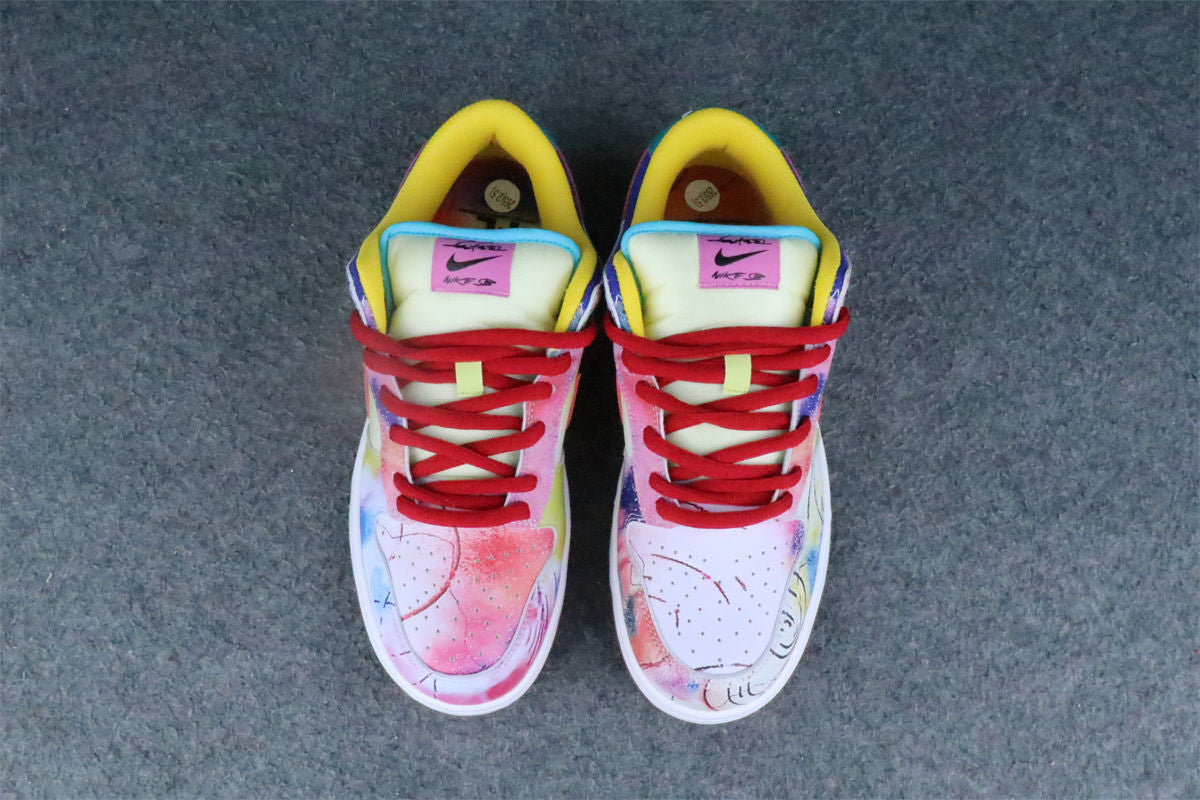 Futura Laboratories x Nike Dunk Low SB 'Sunblush' Friends & Family