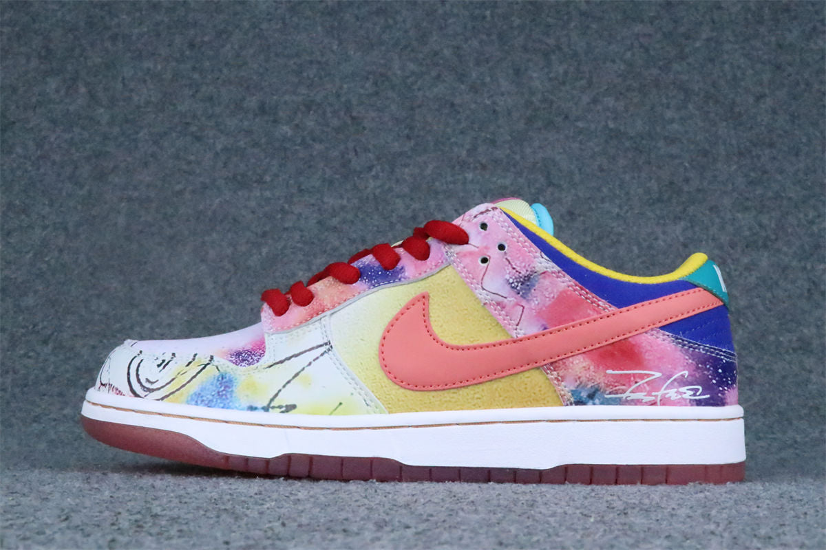 Futura Laboratories x Nike Dunk Low SB 'Sunblush' Friends & Family
