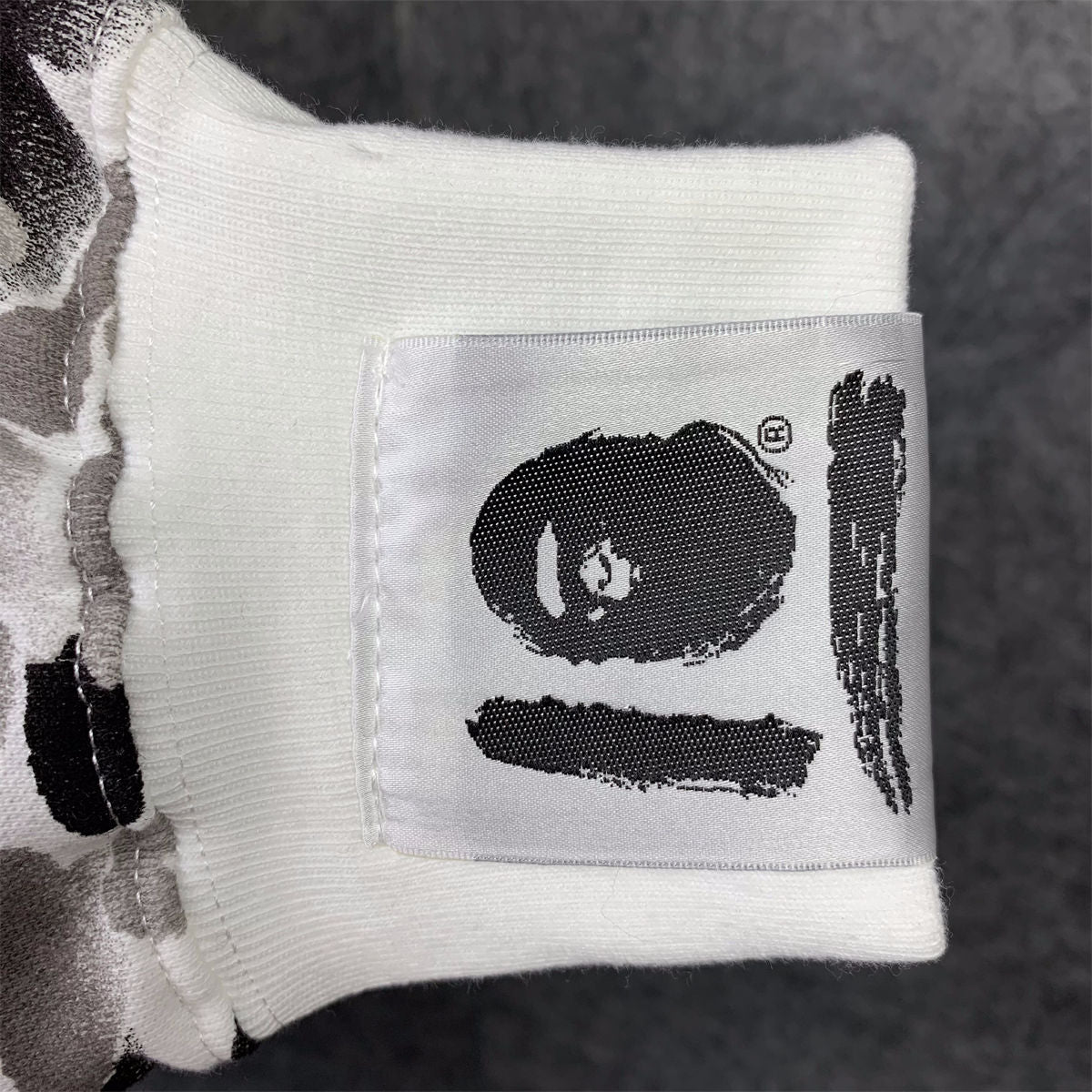 BAPE ABC Camo Double Shark Full Zip Hoodie 'Grey'