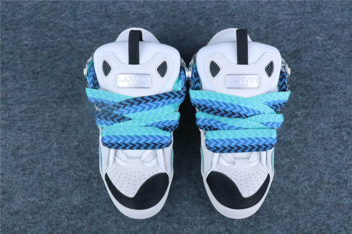 Lanvin Curb Sneakers 'White Green'
