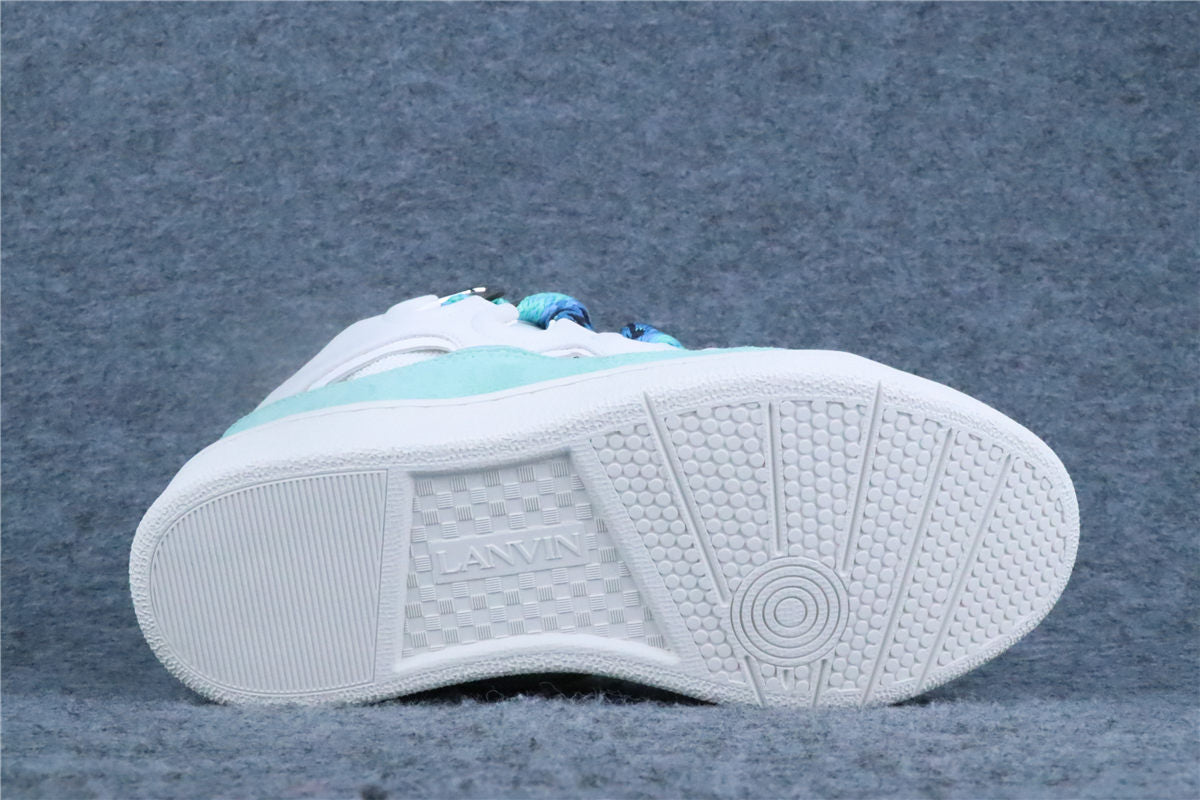 Lanvin Curb Sneakers 'White Green'
