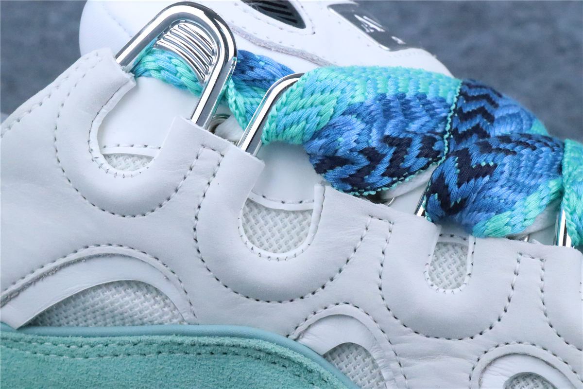 Lanvin Curb Sneakers 'White Green'