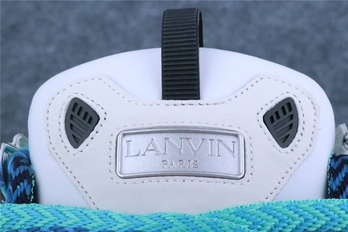 Lanvin Curb Sneakers 'White Green'